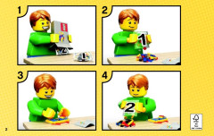 LEGO 76030 instructions page 2 – build guide