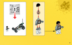 LEGO 76030 instructions page 3 – build guide