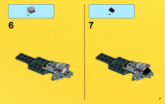LEGO 76030 instructions page 7 – build guide