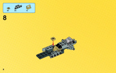 LEGO 76030 instructions page 8 – build guide