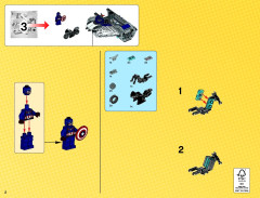 LEGO 76032 instructions page 2 – build guide
