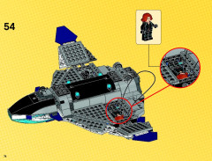LEGO 76032 instructions page 74 – build guide