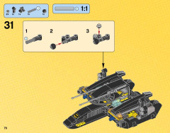 LEGO 76034 instructions page 70 – build guide