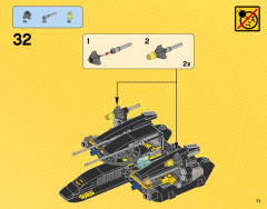 LEGO 76034 instructions page 71 – build guide
