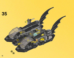 LEGO 76034 instructions page 74 – build guide