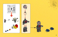 LEGO 76039 instructions page 3 – build guide