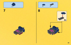 LEGO 76039 instructions page 43 – build guide