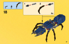 LEGO 76039 instructions page 47 – build guide