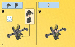 LEGO 76039 instructions page 8 – build guide