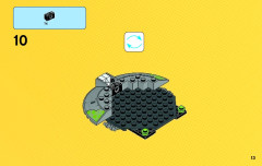 LEGO 76040 instructions page 13 – build guide