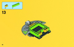 LEGO 76040 instructions page 16 – build guide