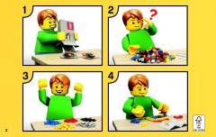 LEGO 76040 instructions page 2 – build guide