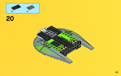 LEGO 76040 instructions page 23 – build guide