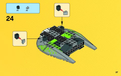 LEGO 76040 instructions page 27 – build guide