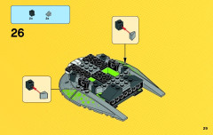 LEGO 76040 instructions page 29 – build guide
