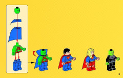 LEGO 76040 instructions page 3 – build guide