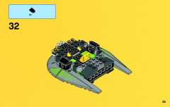 LEGO 76040 instructions page 35 – build guide
