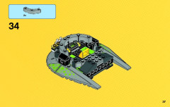 LEGO 76040 instructions page 37 – build guide