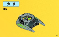 LEGO 76040 instructions page 39 – build guide