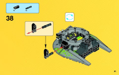 LEGO 76040 instructions page 41 – build guide