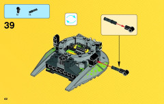 LEGO 76040 instructions page 42 – build guide