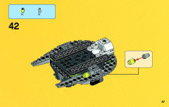 LEGO 76040 instructions page 47 – build guide