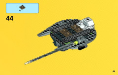 LEGO 76040 instructions page 49 – build guide
