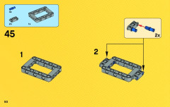 LEGO 76040 instructions page 50 – build guide