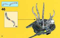 LEGO 76040 instructions page 52 – build guide
