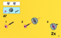 LEGO 76040 instructions page 53 – build guide