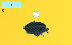 LEGO 76040 instructions page 8 – build guide