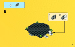 LEGO 76040 instructions page 9 – build guide