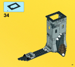 LEGO 76041 instructions page 43 – build guide