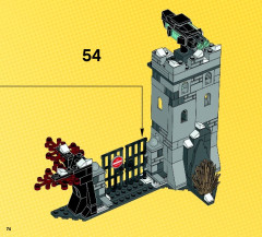 LEGO 76041 instructions page 74 – build guide