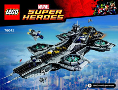 LEGO 76042 instructions page 1 – build guide