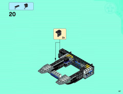 LEGO 76042 instructions page 197 – build guide