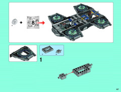 LEGO 76042 instructions page 257 – build guide