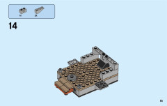 LEGO 76044 instructions page 15 – build guide