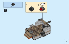 LEGO 76044 instructions page 19 – build guide