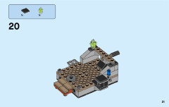 LEGO 76044 instructions page 21 – build guide