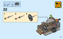 LEGO 76044 instructions page 23 – build guide