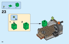 LEGO 76044 instructions page 24 – build guide
