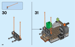 LEGO 76044 instructions page 28 – build guide
