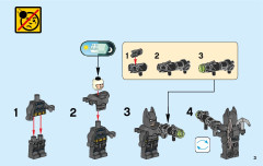 LEGO 76044 instructions page 3 – build guide