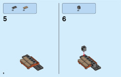 LEGO 76044 instructions page 8 – build guide