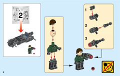 LEGO 76045 instructions page 2 – build guide