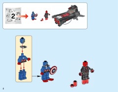 LEGO 76048 instructions page 2 – build guide