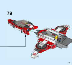LEGO 76049 instructions page 101 – build guide