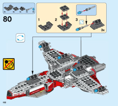 LEGO 76049 instructions page 102 – build guide