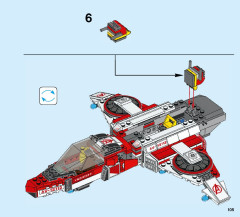 LEGO 76049 instructions page 105 – build guide